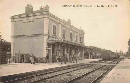AK / Ansichtskarte Arnay-le-Duc 21 Cote-d Or La gare