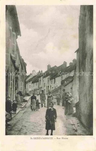 AK / Ansichtskarte St-Seine-l Abbaye DIJON 21 Cote-d Or Rue Haute