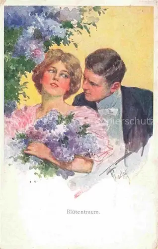 AK / Ansichtskarte FEIERTAG Karl (1874-1944) Kuenstlerkarte Bluetentraum Blumen Litho