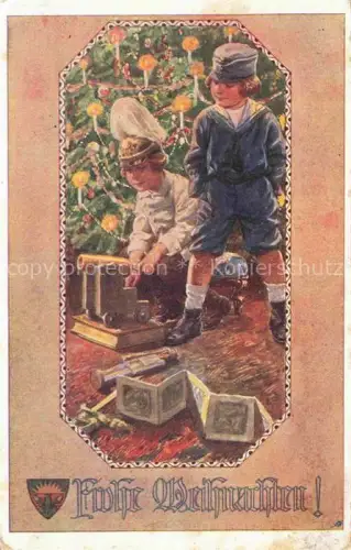 AK / Ansichtskarte Schulverein Deutscher Nr. 738 Kinder Weihnachten 