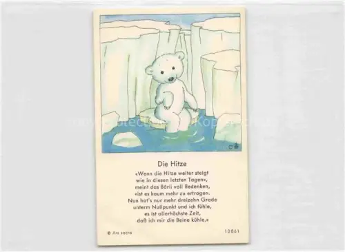 AK / Ansichtskarte IBM BOHATTA-MORPURGO Ida (1900-1992) Kuenstlerkarte Nr. 10861 Die Hitze