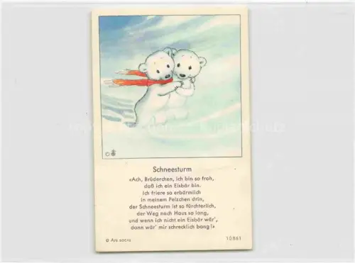 AK / Ansichtskarte IBM BOHATTA-MORPURGO Ida (1900-1992) Kuenstlerkarte Nr. 10861 Schneesturm
