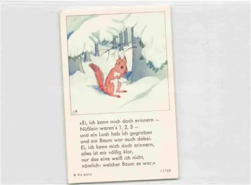 AK / Ansichtskarte IBM BOHATTA-MORPURGO Ida (1900-1992) Kuenstlerkarte Nr. 11728 Eichhoernchen Telefonirt 