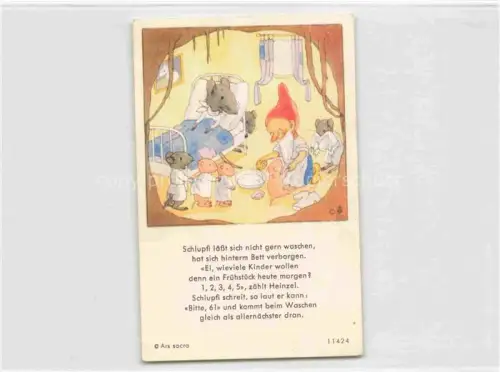 AK / Ansichtskarte IBM BOHATTA-MORPURGO Ida (1900-1992) Kuenstlerkarte Nr. 11424 Schlupfi Zwerg Maeuse 