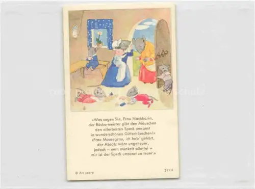 AK / Ansichtskarte IBM BOHATTA-MORPURGO Ida (1900-1992) Kuenstlerkarte Nr. 3914 Maeuse Familie 