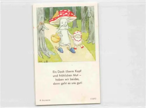 AK / Ansichtskarte IBM BOHATTA-MORPURGO Ida (1900-1992) Kuenstlerkarte Nr. 11892 Pilze 