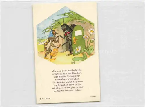 AK / Ansichtskarte IBM BOHATTA-MORPURGO Ida (1900-1992) Kuenstlerkarte Nr. 10985 Bienchen Musik Kaefer