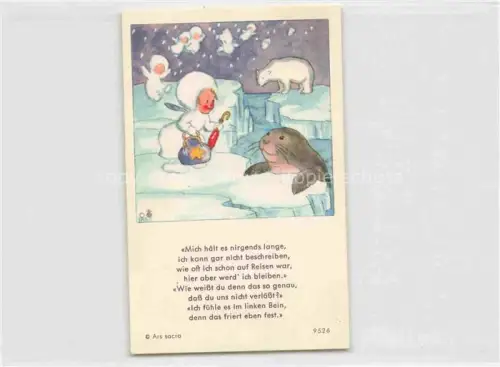AK / Ansichtskarte IBM BOHATTA-MORPURGO Ida (1900-1992) Kuenstlerkarte Nr. 9526 Eisbaer 
