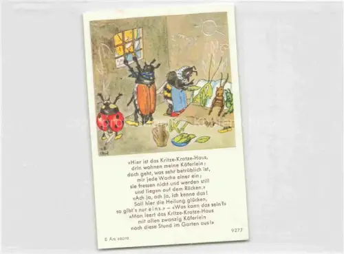 AK / Ansichtskarte IBM BOHATTA-MORPURGO Ida (1900-1992) Kuenstlerkarte Nr. 9277 Kritze Kratze Haus Kaefer 