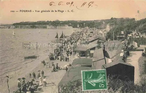 AK / Ansichtskarte FOURAS-LES-BAINS 17 Charente-Maritime Vue générale de la plage