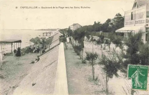 AK / Ansichtskarte CHATELAILLON-Plage 17 Charente-Maritime Boulevard de la plage vers les Bains Richelieu