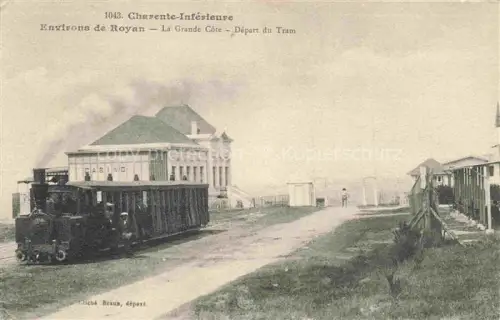 AK / Ansichtskarte ROYAN 17 Charente-Maritime La Grande Côte Départ du Tram