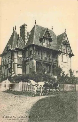 AK / Ansichtskarte Beuzeval HOULGATE Lisieux 14 Calvados Villa Landrv Pferdedroschke