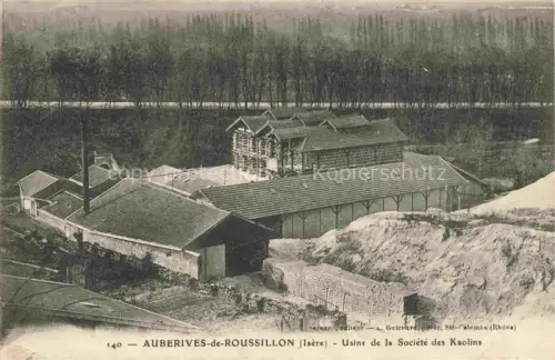 AK / Ansichtskarte Auberives-de-Roussillon VIENNE 38 Isere Usine de la Société des Kaolins