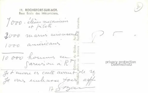 AK / Ansichtskarte Rochefort sur Mer 17 Charente-Maritime Base Ecole des Mécaniciens vue aérienne