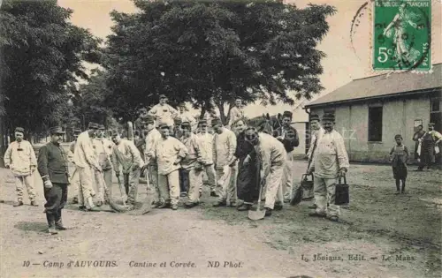 AK / Ansichtskarte Camp d Auvours LE MANS 72 Sarthe Cantine et Corvée