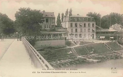 AK / Ansichtskarte La Varenne-Chennevieres 94 Val-de-Marne Vue sur le pont