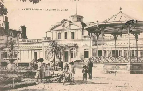AK / Ansichtskarte CHERBOURG-Octeville 50 Manche Le jardin du casino