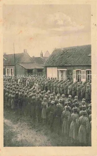 AK / Ansichtskarte Gavrelle ARRAS 62 Pas-de-Calais Bayr. Res. Inf. Reg. No. 2 Koenigsparade Feldpost