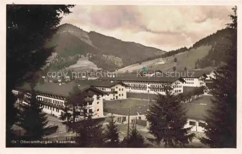 AK / Ansichtskarte OBERAMMERGAU Panorama Kasernen