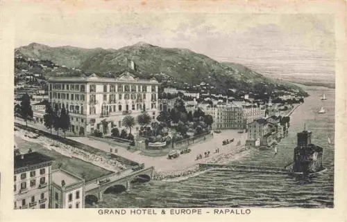 AK / Ansichtskarte RAPALLO Liguria IT Grand Hotel et Europe