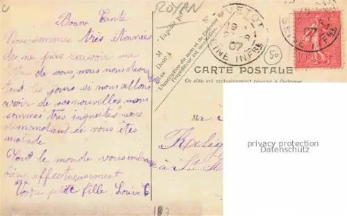 AK / Ansichtskarte ROYAN 17 Charente-Maritime Vue prise du Boulevard Thiers Werbung Chocolat de la Grande-Trappe