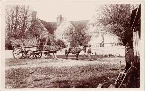 AK / Ansichtskarte Yaverland Sandown IOW Isle of Wight UK Landwirtschaftliches Anwesen Pferdewagen