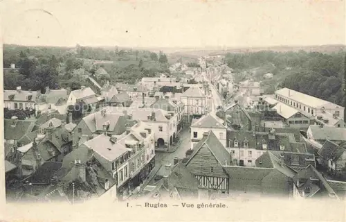 AK / Ansichtskarte Rugles Rubles Evreux 27 Eure Vue générale