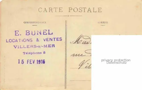 AK / Ansichtskarte VILLERS-SUR-MER Lisieux 14 Calvados Rue du Presbytère Villa Varnier