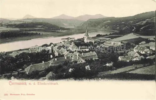 AK / Ansichtskarte Czernosek Male Zernoseky CZ Panorama Elbedurchbruch