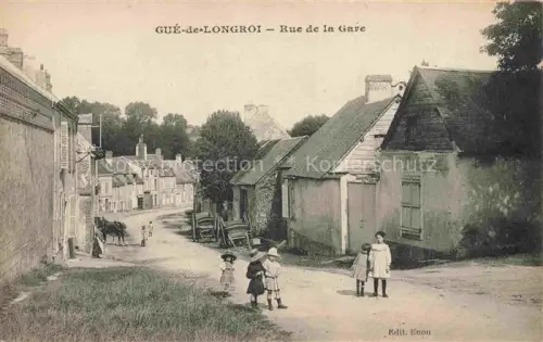 AK / Ansichtskarte Gue-de-Longroi Le 28 Eure-et-Loir Rue de la Gare