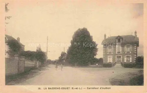AK / Ansichtskarte La Bazoche-Gouet Nogent-le-Rotrou 28 Eure-et-Loir Carrefour d'Authon