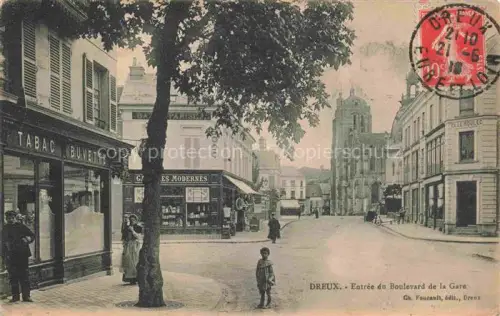 AK / Ansichtskarte Dreux 28 Eure-et-Loir Entrée du Boulevard de la Gare