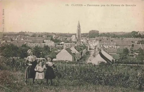 AK / Ansichtskarte Cloyes-sur-le-Loir 28 Eure-et-Loir Panorama pris du Plateau de Bouville