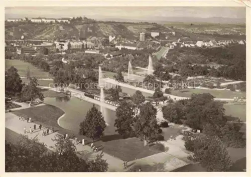 AK / Ansichtskarte Killesberg STUTTGART Hoehenpark Blick auf die Seenterrassen