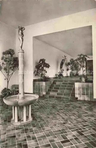 AK / Ansichtskarte BADEN  AG (Schweiz) Trinkkuranlage Brunnenfigur Bronze