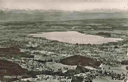 AK / Ansichtskarte Pfaeffikon am See ZH Fliegeraufnahme mit Pfaeffikersee