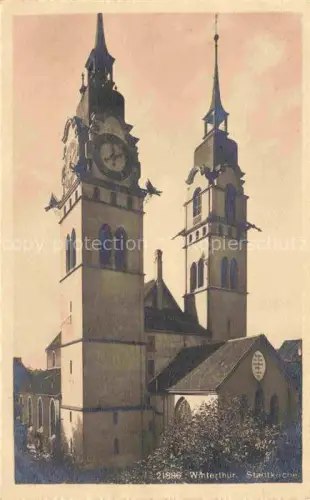 AK / Ansichtskarte WINTERTHUR  ZH Stadtkirche