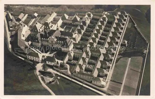 AK / Ansichtskarte Charmey La Gruyere FR Kloster Valsainte Vue aerienne