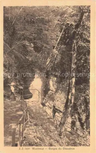 AK / Ansichtskarte MONTREUX  VD Gorges du Chaudron