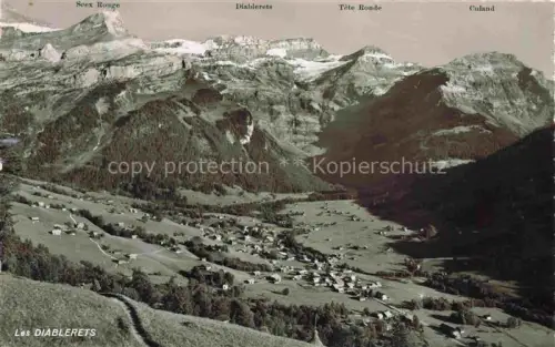AK / Ansichtskarte Les Diablerets VD Panorama