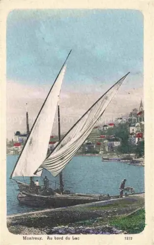AK / Ansichtskarte MONTREUX  VD Au bord du Lac