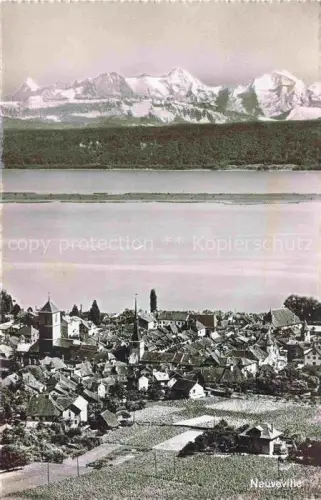 AK / Ansichtskarte Neuveville La Neuenstadt Bielersee Preles BE Panorama