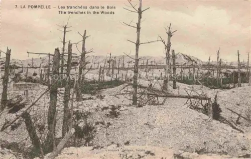 AK / Ansichtskarte La Pompelle REIMS 51 Marne Zerstoerte Landschaft