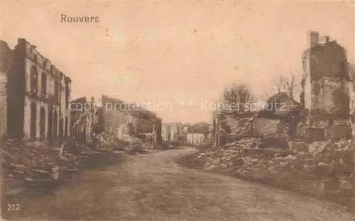 AK / Ansichtskarte Rouvers Etain VERDUN 55 Meuse Zerstoerte Strassenfront