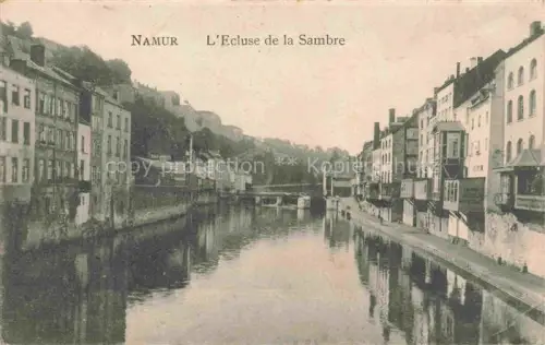 AK / Ansichtskarte NAMUR-sur-Meuse Belgie Ecluse de la Sambre