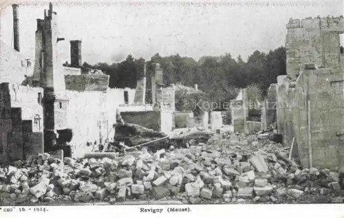 AK / Ansichtskarte Revigny-aux-Vaches Bar-le-Duc 55 Meuse Zerstoertes Dorf in WK1