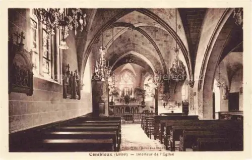 AK / Ansichtskarte Combleux Orleans 45 Loiret Interieur de l'Eglise