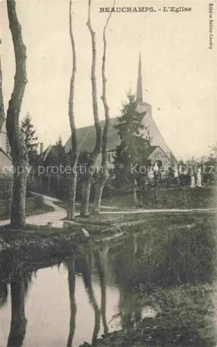 AK / Ansichtskarte Beauchamps-sur-Huillard Montargis 45 Loiret Eglise