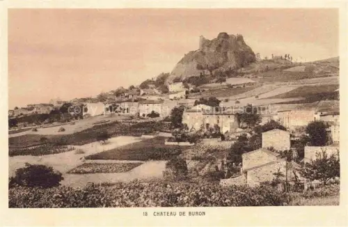 AK / Ansichtskarte Buron Chateau Yronde-et-Buron Clermont-Ferrand 63 Puy-de-Dome Les ruines de Buron sont les restes d'un chateau